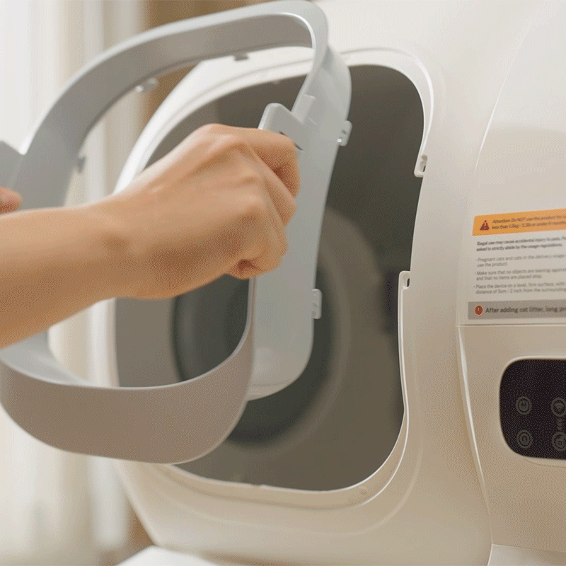 ワンクリック猫砂掃除機能